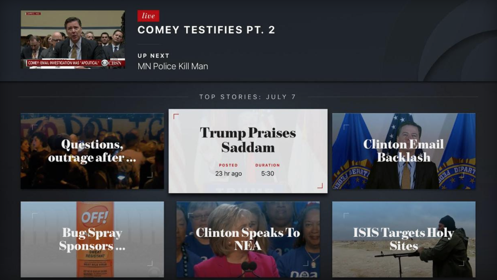 cbs news apple tv app