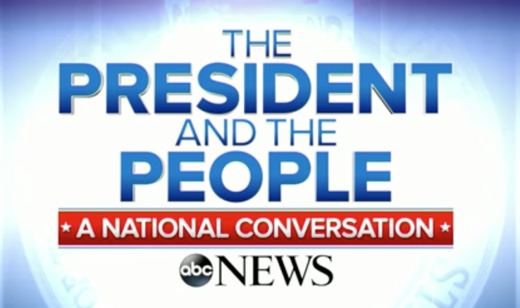 president and the people abc news town hall